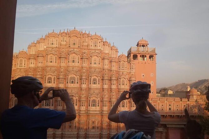 3-Hour Morning Bike Tour of Jaipur - City Palace campus views, plus the Govind Devji temple spiritual pause