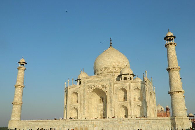 Agra Half-Day Tour of Taj Mahal and Agra Fort - Agra Fort: ramparts, palace names, and Shahjahan’s last view