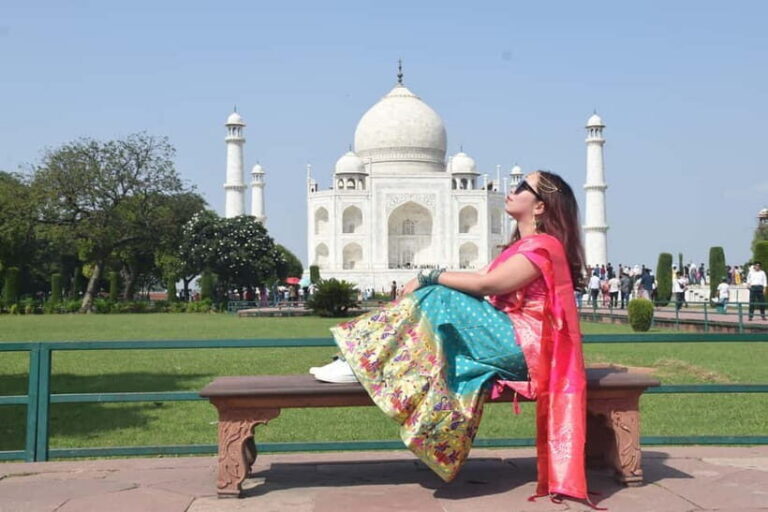 Agra: Taj Mahal & Mausoleum Skip-the-Line Tour with Options - The guided walk: mausoleum views, optical illusions, and smart photo timing