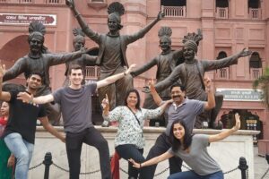 Amritsar Heritage Walking Tour - The Maharaja Ranjit Singh statue stop: Punjab’s power story, in one photo moment