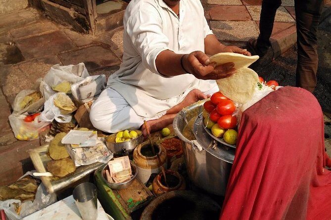 Explore the Beauty of Old Delhi & the Spice Market! - The included paratha snack: a small meal that fits the day