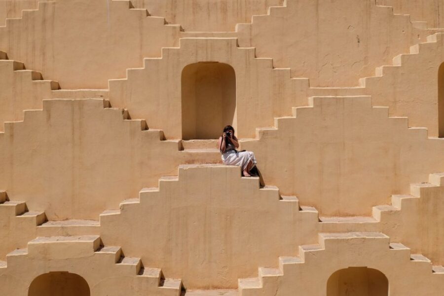 From Delhi: Jaipur Day Trip by Fast Train or Private Car - Panna Meena Ka Kund: the patterned stair stop that’s easy to miss
