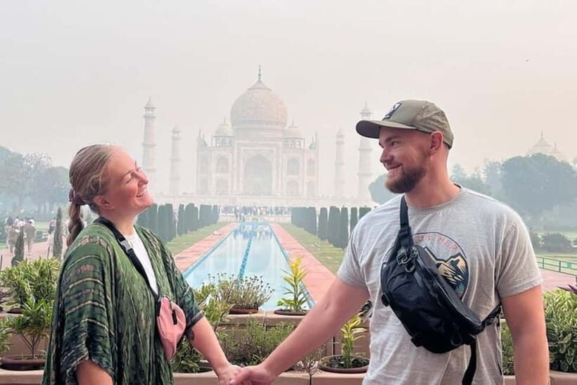 From Delhi: Private Taj Mahal & Agra Tour with 5<em> Lunch – Key Points at a Glance’ /></p>
<ul>
<li><strong>Private pickup and drop-off</strong> from Delhi (hotel or airport on request)</li>
<li><strong>Sunrise-style Taj timing</strong> so the monument feels less crowded and more magical</li>
<li><strong>Agra Fort + Mughal-era halls</strong> in a single, efficient day</li>
<li><strong>Baby Taj (Itmad-ud-Daulah)</strong> as a quieter follow-up before the return ride</li>
<li><strong>5-star buffet lunch option</strong> to keep energy up for the whole route</li>
<li><strong>Comfort perks</strong> like an air-conditioned car and bottled water in the car</li>
</ul>
<h2 id="a-private-delhi-to-agra-ride-that-actually-feels-comfortable">A Private Delhi-to-Agra Ride That Actually Feels Comfortable</h2>
<p><img src=