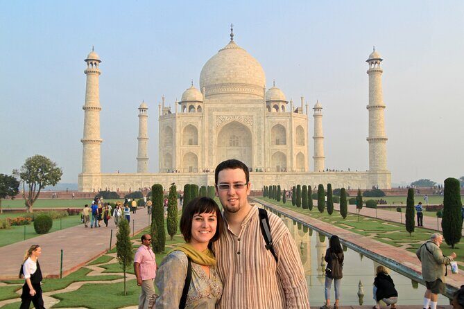 From Delhi: Taj Mahal Sunrise Tour with Elephant SOS Center - Skipping ticket lines and staying photo-ready