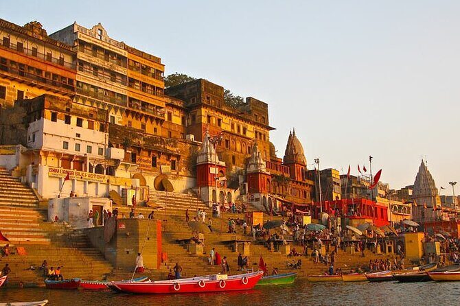 Full Day Sightseeing Of Varanasi - Ultimate 1 Day in Varanasi - Sunrise Ganges boat ride: watching ritual come alive