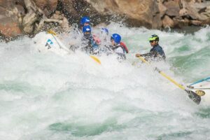 Half Day Rafting in Rishikesh - 26 Km. - Marine Drive launch and the gear handoff at White World Expeditions