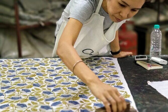 Hands-on Block Printing Workshop - The main event: making two stoles you keep