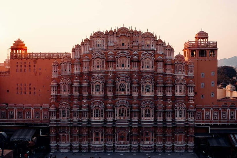 Jaipur: Full-Day City Tour with Car, Guide & Skip-the-Line - Hawa Mahal: The Lattice Design You’ll Notice More Than You Think