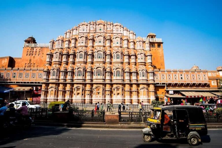 Jaipur: Private Full-Day Sightseeing Tour by Tuk-Tuk - Hotel pickup and choosing tuk-tuk vs AC car for Jaipur streets