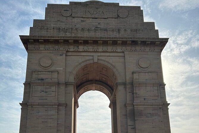 Private Half-Day Delhi City Tour With Entrance Fees - India Gate: war memorial views from the ceremonial axis