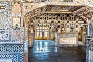 Private Same day Jaipur Tour from New Delhi - Entering Amber Palace: fort views, gates, and a real sense of scale