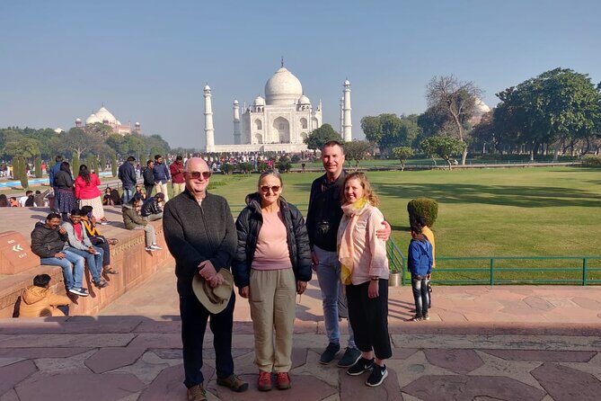 Private Sunrise Taj Mahal Tour from Delhi By Car -All inclusive - Agra Fort With Skip-the-Line Help: Red Sandstone Variety
