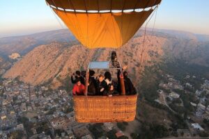 SkyWaltz Hot Air Balloon Safari - Before Takeoff: Burners, Balloon Filling, and That Quiet Pre-Flight Moment