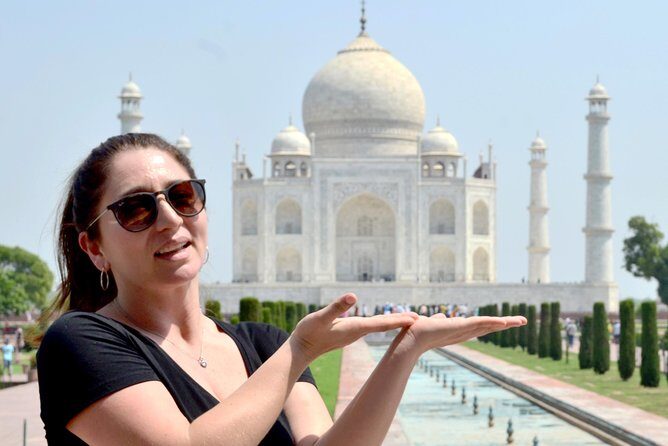 Taj Mahal Trip by Express Train from Delhi - Private Day Tour - Mehtab Bagh: the river view that adds perspective