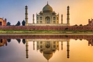 Taj with mausoleum and Agra fort visits : Choose Your Option - The Agra Fort Red Walls: Dramatic Architecture in a Single Hour